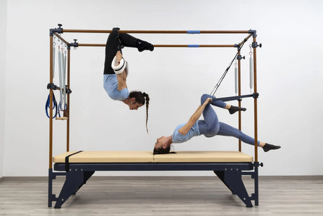 Side view of the HEGREN Cadillac Trapeze TALMA TRC showcasing its steel frame and beige upholstery.
