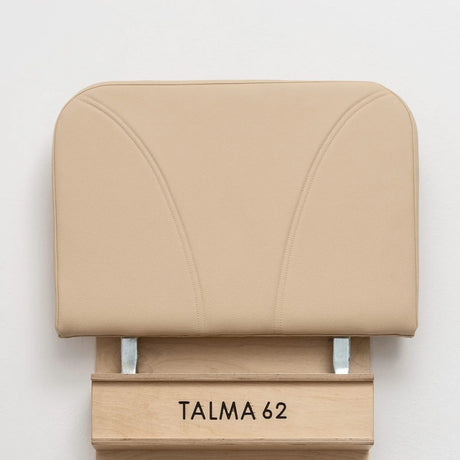  Front view of the HEGREN Jumpboard TALMA showcasing its sturdy frame and padded surface.