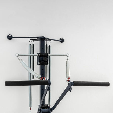 Front view of the HEGREN Convertible Tower TALMA 62CT showcasing its steel frame and adjustable components.