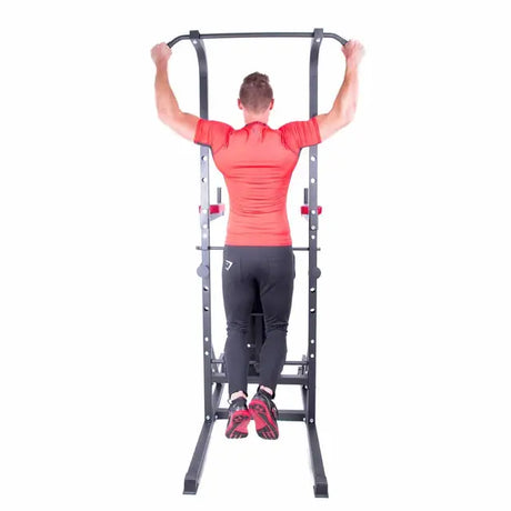 inSPORTline Dumbbell set with dip station Power Tower 3–50 kg InSportLine Pull-Up & Dip Stations