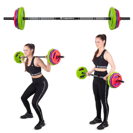 inSPORTline Adjustable barbell set Pumpino 4–19 kg InSportLine Barbells
