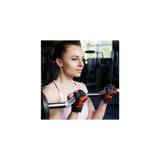 Force USA Olympic Z-Bar – chrome-plated curl bar with 50mm mount and non-slip grip texture.
