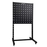 Force USA Storage Rack Pro – versatile storage rack with pegboard design and transport wheels.
