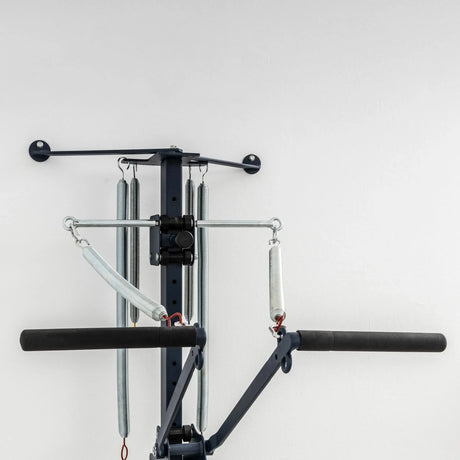 Front view of the HEGREN Convertible Tower TALMA 62CT showcasing its steel frame and adjustable components.