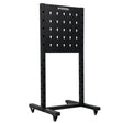 Force USA Base Storage Rack – versatile storage rack with pegboard design and transport wheels.
