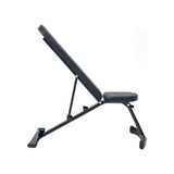 Force USA Adjustable and Foldable FID Bench with sturdy steel frame and high-density foam padding.
