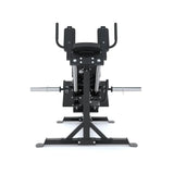 Force USA Compact Leg Press & Hack Squat V3 with adjustable footplate and ergonomic shoulder pads.
