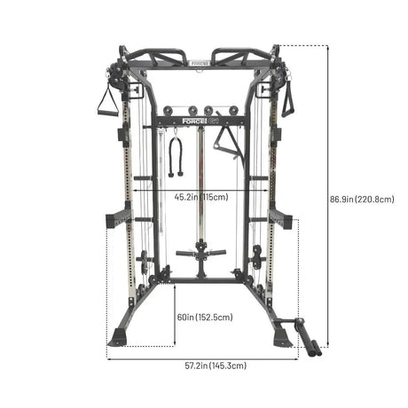 Force USA G1 All-In-One Trainer V2 with multi-grip pull-up station and cable system