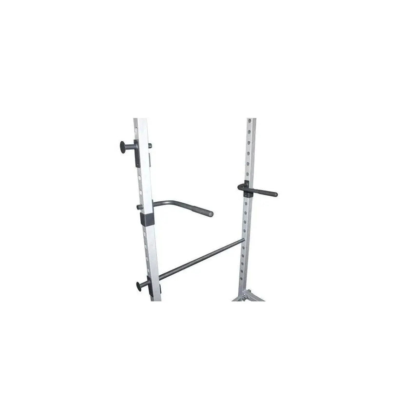 Force USA Home Power Rack Combo with removable lat pulldown bar and sturdy steel frame.
