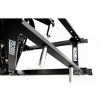 Force USA Ultimate V2 Leg Press Hack Squat Combo showcasing leg press, hack squat, reverse hack squat, and calf raise functionalities.