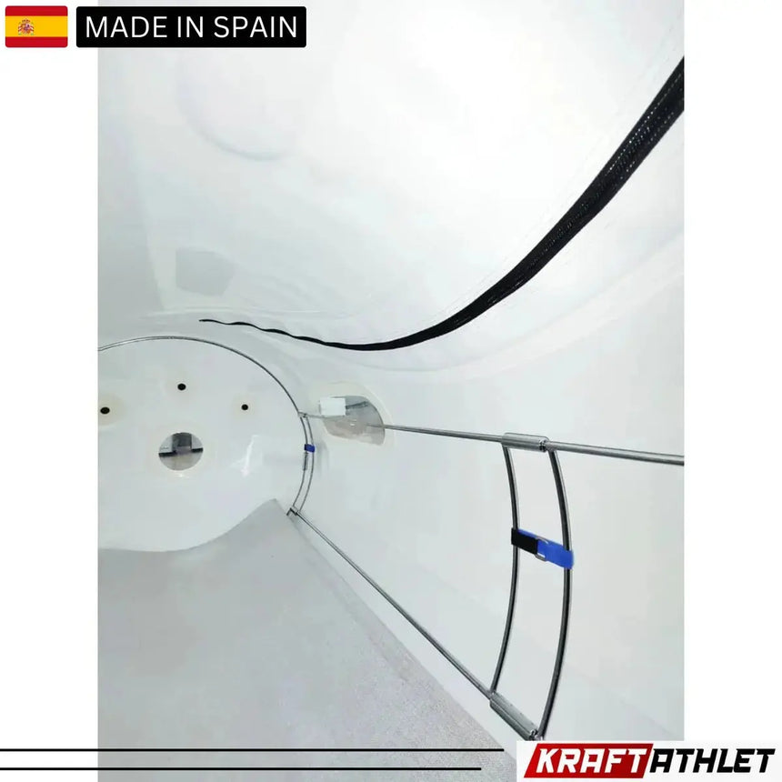 "ProReset Flow 80/90 portable hyperbaric chamber with options for seated and reclining positions."​

